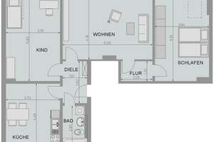 Großzügig geschnittene 3-Zimmer-Wohnung mit Klimaanlage! – Saarbrücker Str. 13, 47053 Friemersheim, Duisburg – Vorschaubild 2