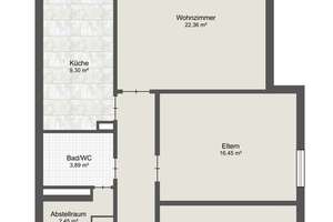 Gepflegte 3-Zimmer-Eigentumswohnung mit Loggia in Bielefeld-Sieker – Die vollständige Adresse der Immobilie erhältst du vom Anbieter., 33604 Mitte, Bielefeld – Vorschaubild 14