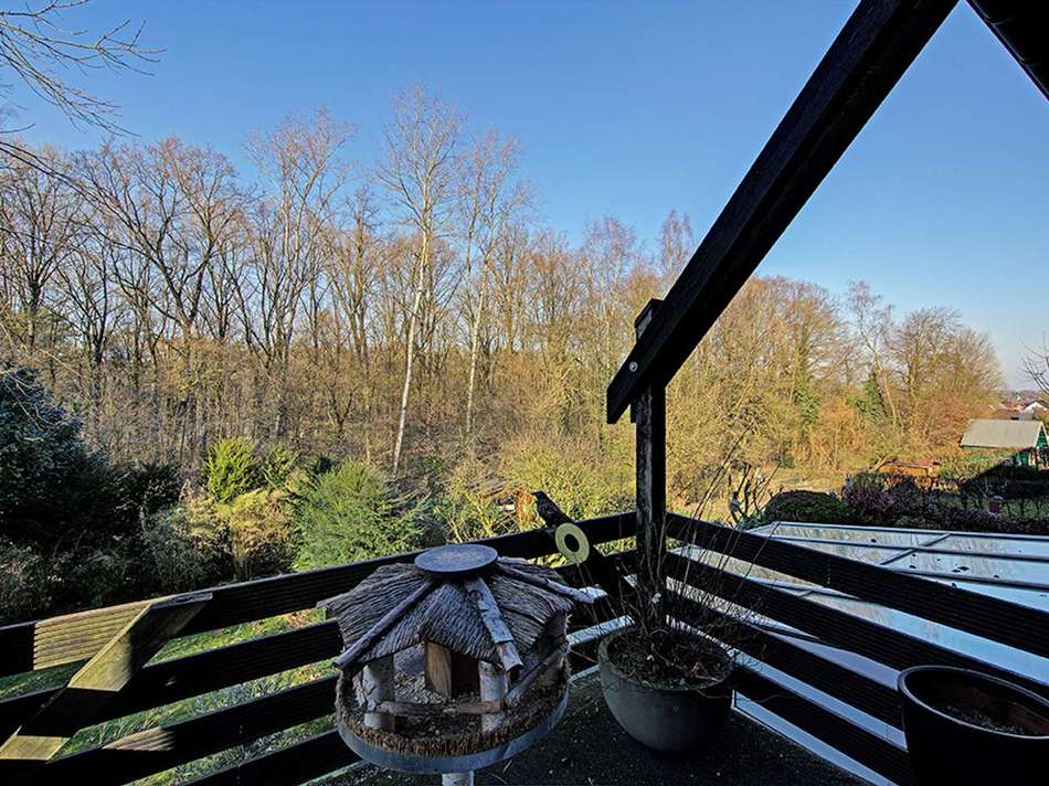 Blick vom Balkon