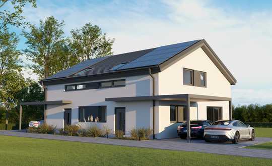 Alles drin, alles neu: KfW-55 Doppelhaushälfte in Karlsruhe-Grünwinkel!!!