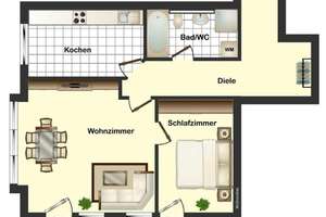 Helle 2-Zimmer Wohnung mit Balkon, EBK, Aufzug & Tiefgaragenstellplatz – Die vollständige Adresse der Immobilie erhältst du vom Anbieter., 15366 Neuenhagen bei Berlin – Vorschaubild 12