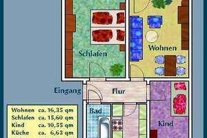 3-Zimmer-Wohnung mit Balkon sucht Nachmieter – Kalkreuther Str. 28, 1129 Pieschen-Nord/Trachenberge, Dresden – Vorschaubild 2