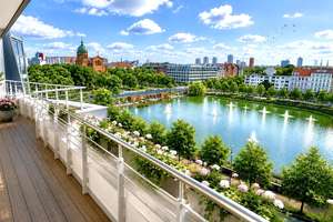PENTHOUSE + PLATZLAGE & SEEBLICK AM ENGELBECKEN + SPEKTAKULÄRES PANORAMA IM 7. OG + GARTEN + TG´s