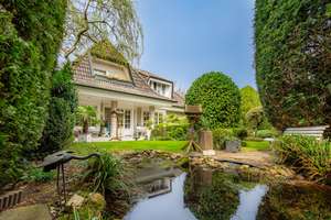 Wohnen mit Charakter in Münster-Sudmühle | Sauna, Teich, Garten & Einliegerwohnung
