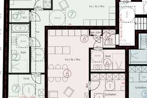 Gehobene 3,5 Zimmer Neubau Wohnung in Dortmund Körne / Innenstadt Ost – Sennestraße 4, 44143 Kaiserbrunnen, Dortmund – Vorschaubild 7
