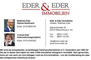 Besondere, lichtdurchflutete, zentrumsnahe 2,5-Zimmer-Maisonette-Wohnung mit herrlicher Dachterrasse – Die vollständige Adresse der Immobilie erhältst du vom Anbieter., 83512 Wasserburg am Inn – Vorschaubild 23