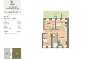3-Zimmer | Altbau mit Neubaustandard | Fußbodenheizung | PROVISIONSFREI – Die vollständige Adresse der Immobilie erhältst du vom Anbieter., 4318 Anger-Crottendorf, Leipzig – Vorschaubild 13