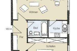 ATTRAKTVIE INVESTMENTCHANCE // Vermietete 2-Raum-Wohnung mit solider Aufteilung – Die vollständige Adresse der Immobilie erhältst du vom Anbieter., 4328 Paunsdorf, Leipzig – Vorschaubild 10