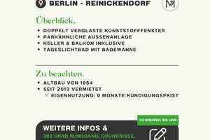 Solide Kapitalanlage oder zukünftiges Eigenheim in gepflegtem Ensemble – Die vollständige Adresse der Immobilie erhältst du vom Anbieter., 13403 Reinickendorf (Ortsteil), Berlin – Vorschaubild 2