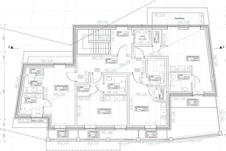 Grundriss Staffelgeschoss