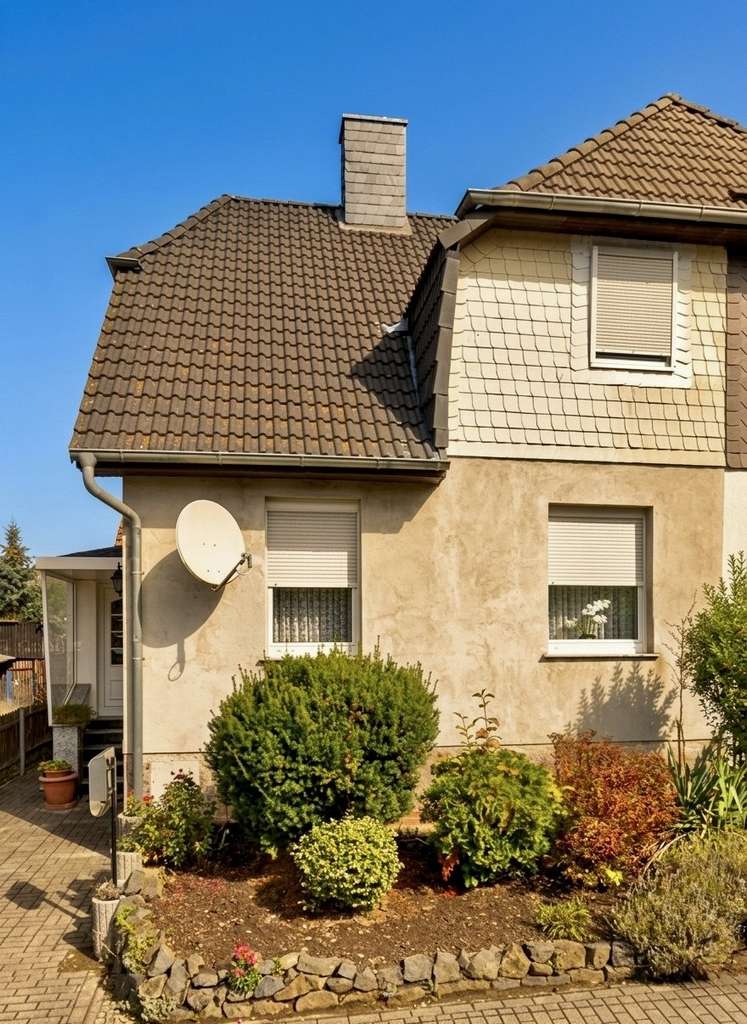 Immobilie in Krayenberggemeinde - Dorndorf, Doppelhaushälfte + Nebengeb.  - Bild 1