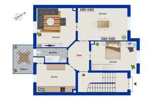 3-Zimmer-Erdgeschosswohnung in Ludwigshafen-Friesenheim – 67063 Nord-Hemshof, Ludwigshafen am Rhein – Vorschaubild 10