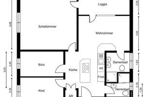 Niveauvolles Wohnen für den gehobenen Anspruch – 4-Zimmer-Wohnung in Nikolassee/Schlachtensee – Die vollständige Adresse der Immobilie erhältst du vom Anbieter., 14129 Nikolassee, Berlin – Vorschaubild 14