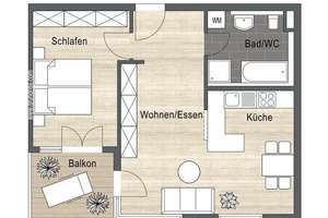 Exklusive 2-Zimmer-Wohnung in Stuttgart-Nord— modernes Wohnen in Top-Lage nahe Milaneo – Im Kaisemer 14A, 70191 Heilbronner Straße, Stuttgart – Vorschaubild 10