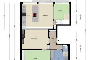 Luxuriöse 6-Zimmer-Maisonette mit Balkon, Terrasse. Garten, 2 Garagen&Sauna in Düsseldorf-Düsseltal – Die vollständige Adresse der Immobilie erhältst du vom Anbieter., 40239 Düsseltal, Düsseldorf – Vorschaubild 15
