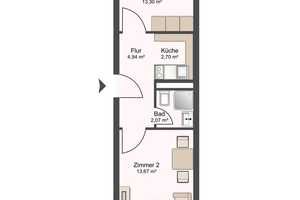 Renovierte WG-geeignete 2 Zi.-Whg., Balkon, ruhig und grün, mitten im historischen Ortskern von Riem – München – Vorschaubild 20