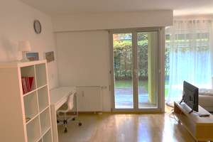 Wohnen im Grünen: 2-Zimmer-Wohnung mit Westterrasse u.  Gartenanteil Bogenhausen – 81927 Johanneskirchen, München – Vorschaubild 6