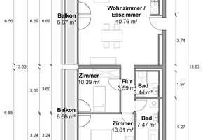 Großzügige und helle 3 Zimmer Wohnung mit ca. 85m², EBK, Concierge und Gym in Berlin-Mitte! – Zimmerstraße 96, 10117 Mitte (Ortsteil), Berlin – Vorschaubild 14