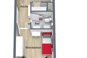 Schicke zentrale 1-Zimmer Wohnung im 3. OG in Mannheim – Heinrich-Lanz-Straße 23-27, 68165 Schwetzingerstadt/Oststadt, Mannheim – Vorschaubild 6