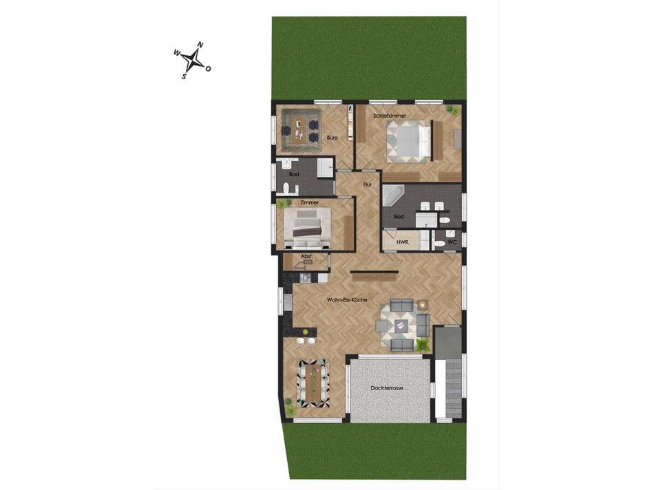 Grundriss Betriebswohnung