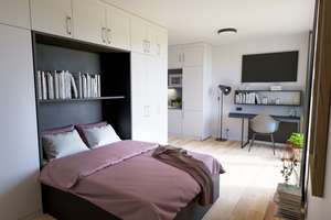 Helle 1-Zimmer-Wohnung in Hamburg zur Miete | Wentzel Dr. – Billhorner Kanalstraße 49, 20539 Rothenburgsort, Hamburg – Vorschaubild 1