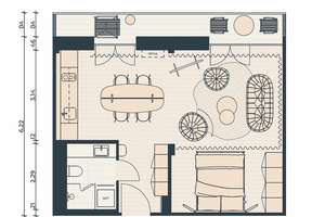 vollmöbliertes Penthouse (All-In Miete) – 39112 Sudenburg, Magdeburg – Vorschaubild 19