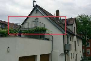 Dachgeschoss-Wohnung mit Balkon 