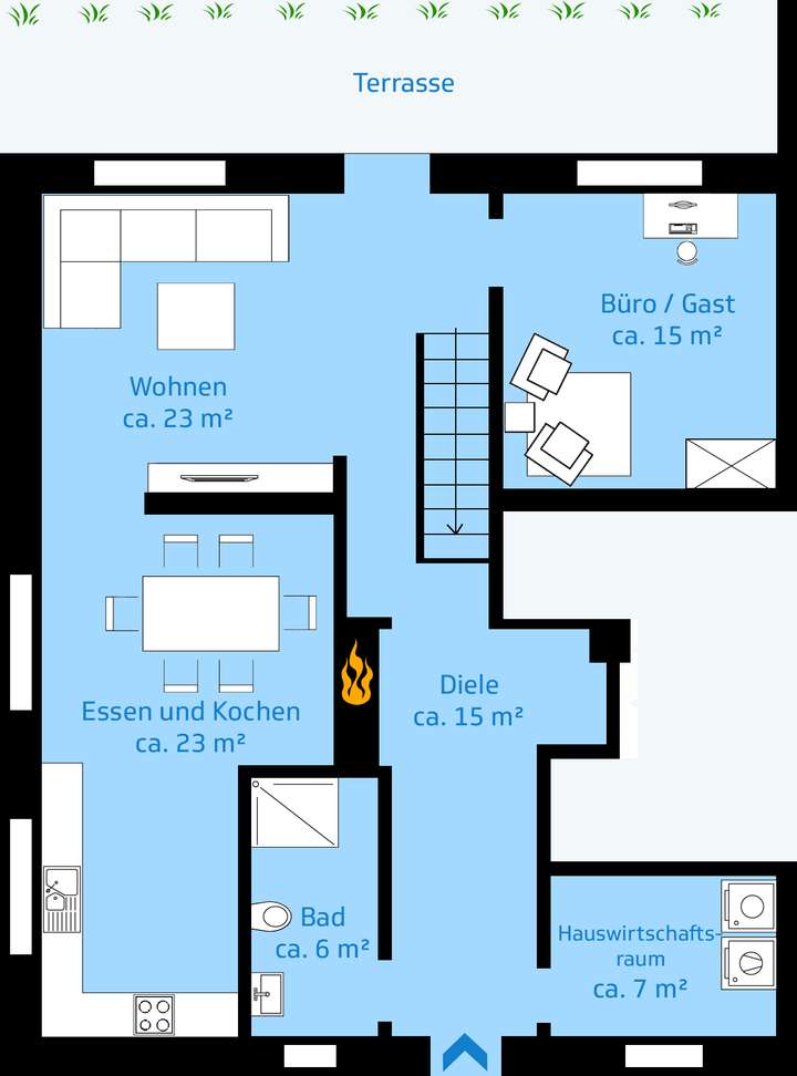 Grundriss Erdgeschoss