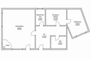 Erstbezug nach Kernsanierung – moderne 102 m² Souterrainwohnung mit Fußbodenheizung & Kachelofen – 67069 Pfingstweide, Ludwigshafen am Rhein – Vorschaubild 10
