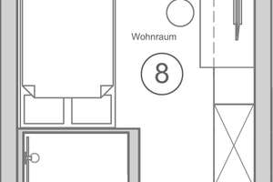 Moderne Studentenwohnung mit Terrasse  – Seerosenstraße 1, 70563 Vaihingen-Mitte, Stuttgart – Vorschaubild 7