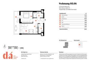 Neuwertige und helle Stadtwohnung mit durchdachtem Grundriss – Die vollständige Adresse der Immobilie erhältst du vom Anbieter., 64283 Mitte, Darmstadt – Vorschaubild 5