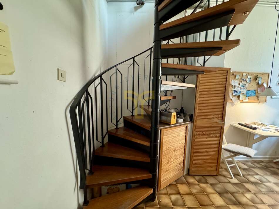 Wendeltreppe ins das Obergesch