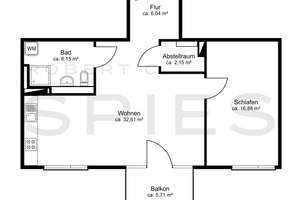 Barrierearme 2-Zimmer-Wohnung mit Service – Die vollständige Adresse der Immobilie erhältst du vom Anbieter., 28197 Woltmershausen (Ortsteil), Bremen – Vorschaubild 6