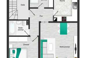 Charmantes Reihenmittelhaus mit 2 Wohneinheiten – Ostalbkreis – Vorschaubild 22
