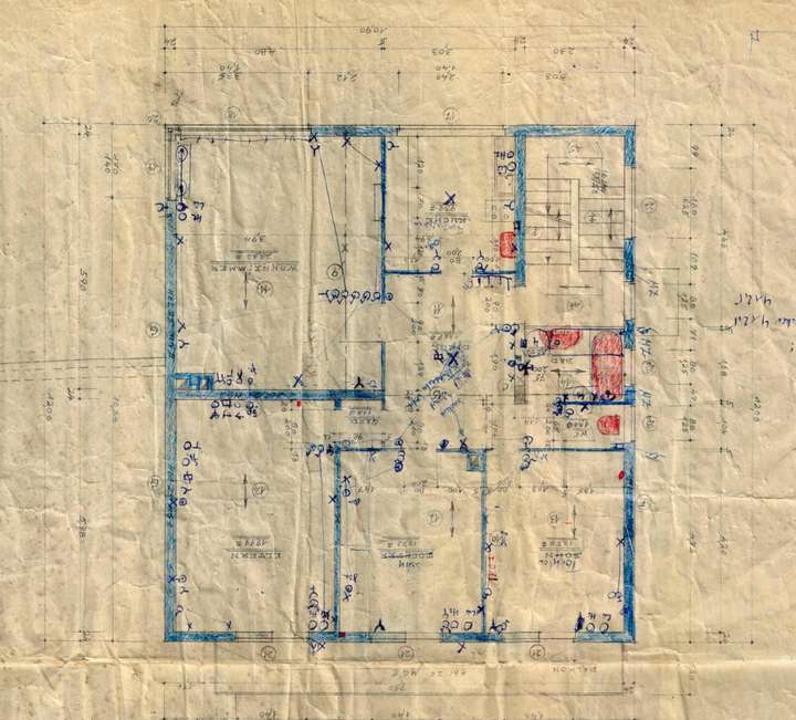Grundriss Heerstr 1OG Flur Kuc