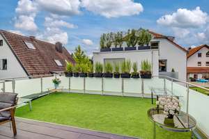 Architekten-Haus in idyllischer A1-Mikrolage, Raumwunder, 300m Luftlinie zur Isar, 8km v. Zentrum!  – Isaraustraße 16a, 85774 Unterföhring – Vorschaubild 6