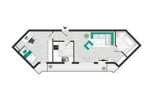 Kompakte Dachgeschosswohnung nah Schloß Charlottenburg - 2,5 Zimmer am Mierendorffplatz – Osnabrücker Straße 27, 10589 Charlottenburg, Berlin – Vorschaubild 34