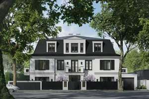 VILLA HERZOG ￨ GROßZÜGIGE 4-ZI.-WOHNUNG  MIT CA. 265 qm PRIVATGARTEN UND POOL  IM BESTEN HERZOGPARK
