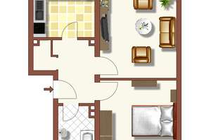 Zuhause fühlen: individuelle 2-Zimmer-Wohnung – Kurt-Schumacher-Str. 33, 59077 Herringen, Hamm – Vorschaubild 6