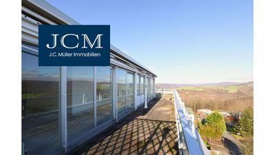 Herrlicher Ausblick-Penthouse Wohnung mit Dachterrasse u. TG Stellplatz-Am Kurpark in Oberlahnstein