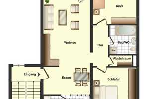 Freundliche 3,5-Zimmer-Wohnung mit Balkon und Einbauküche in Essen – Baustraße 6, 45359 Essen – Vorschaubild 10