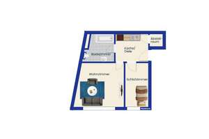 Gepflegte und freistehende 2-Zimmer-Souterrainwohnung in beliebter Lage von Münster-Mauritz – 48145 Mauritz-Ost, Münster – Vorschaubild 10