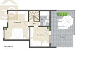 4-Zimmer-Maisonettewohnung mit großer Dachterrasse in Braunschweig! Meine Wohnung = mein Makler! – Die vollständige Adresse der Immobilie erhältst du vom Anbieter., 38102 Viewegsgarten-Bebelhof, Braunschweig – Vorschaubild 25