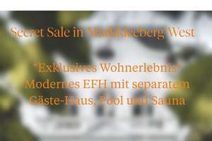 *Exklusives Wohnerlebnis* Einfamilienhaus mit separatem Gäste-Haus, Pool + Sauna in Markkleeberg – Die vollständige Adresse der Immobilie erhältst du vom Anbieter., 4416 Markkleeberg – Vorschaubild 1