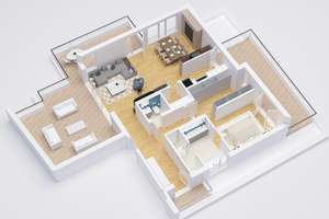 "Neubau-Projekt Ensheim 2" Eigentumswohnung Nr.10 in Saarbrücken-Ensheim 2ZKB-PH inkl. TG-Stellplatz