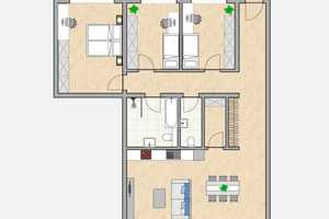 Stilvolle, sanierte 1,5-Raum-Wohnung mit Balkon und Einbauküche in Heilbronn – Frankfurter Straße 37, 74072 Heilbronn – Vorschaubild 2