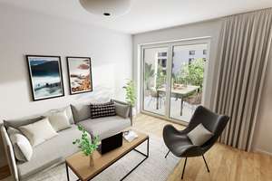 Attraktive 3-Zimmer-Wohnung in urbaner Lage, mit Balkon, 2 Bädern + TG-Stellplatz – Rödelheimer Landstraße 5, 60431 Bockenheim, Frankfurt am Main – Vorschaubild 3