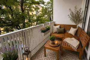 TOP-Lage Schwabing – Lichtdurchflutete Wohnung mit Südloggia, möbliert – Kaiserstraße 42, 80801 Neuschwabing, München – Vorschaubild 4