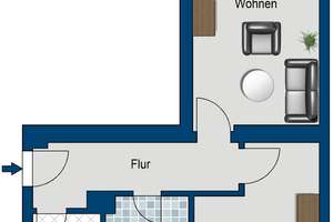 2 Zimmerwohnung mit EBK sucht Dich! – Bergmannstr. 63, 1309 Striesen-Süd, Dresden – Vorschaubild 2