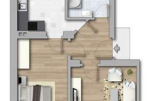 Frisch sanierte 2-Zimmer-Wohnung im Erdgeschoss mit Balkon! – Otto-Richter-Straße 9, 39116 Sudenburg, Magdeburg – Vorschaubild 13